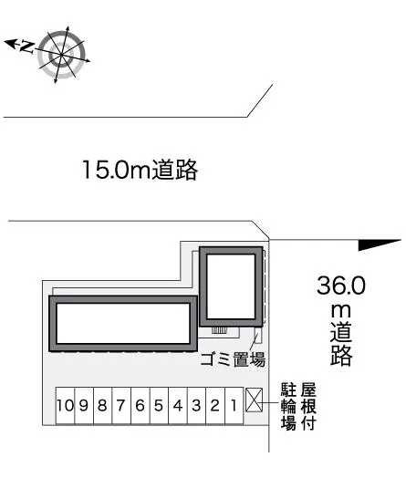 ★手数料０円★札幌市東区北十五条東４丁目　月極駐車場（LP）